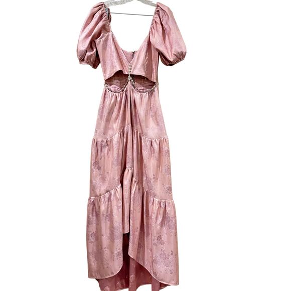 V. Chapman Anthropologie Pink Maxi Dress - Picture 7 of 13